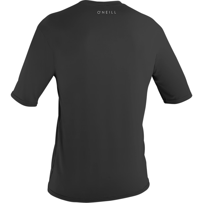 2024 O'Neill Mens Basic Skins 30+ Short Sleeve Sun Shirt 5087 - Black